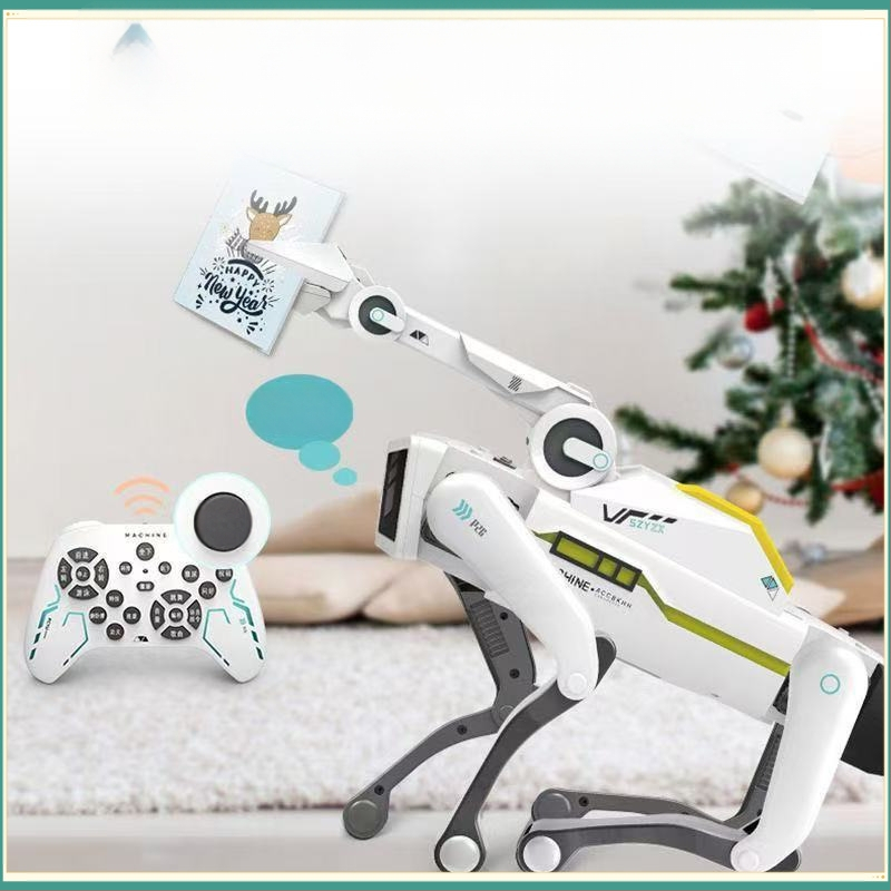 Populārs viedais robotsuns ar augsto tehnoloģiju balss vadīts bērnu rotaļlietu zēns Bioniskais elektriskais mehāniskais sākumskolas skolēns Bērnu diena