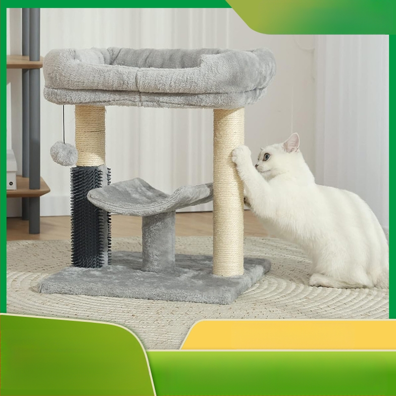 Macskamászóka és macskaház integrált, nem vedlő macskafekhely, integrált macskakeret, közvetlen gyári szállítás, mászóka, karcálló és kopásálló