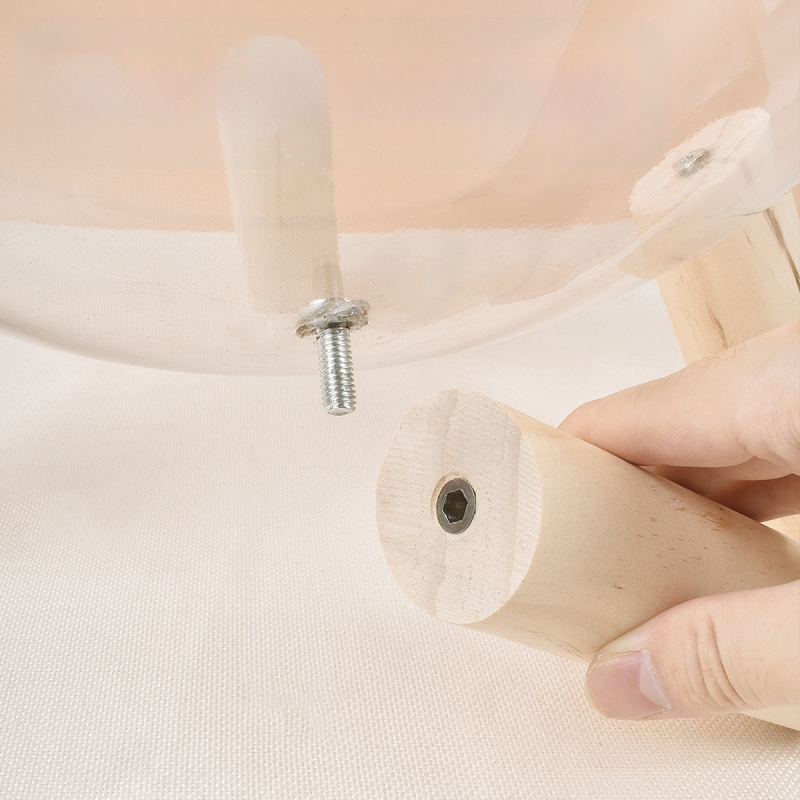 Macska átlátszó térkapszula macskafészek macska mászóka tömörfa PET macskaház gömb alakú fa macska szülőszoba minden évszakban