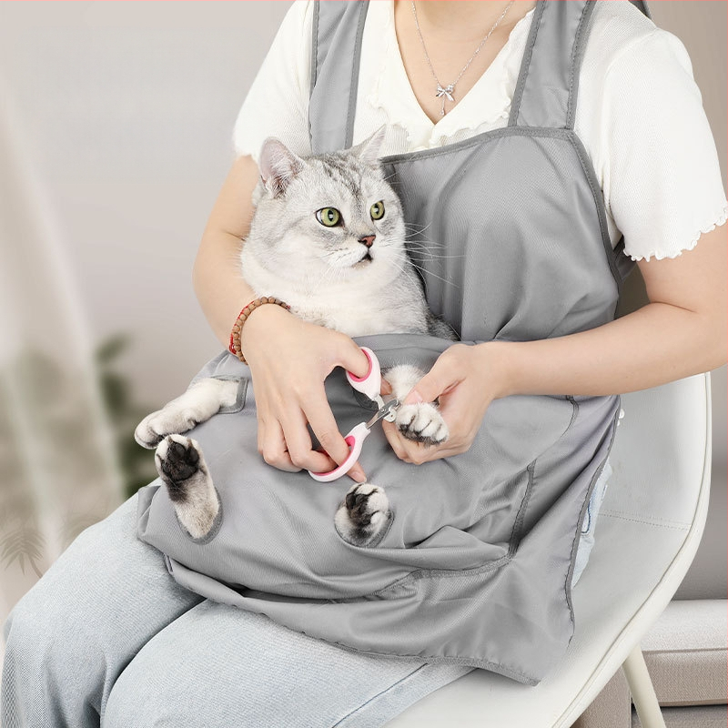 Лятно специално ново облекло за домашни любимци, рокля за котки, постелка за гнездо, ролка за котки, течащи крака, котешка престилка против размазване