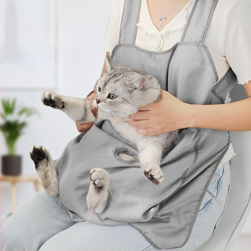 Лятно специално ново облекло за домашни любимци, рокля за котки, постелка за гнездо, ролка за котки, течащи крака, котешка престилка против размазване