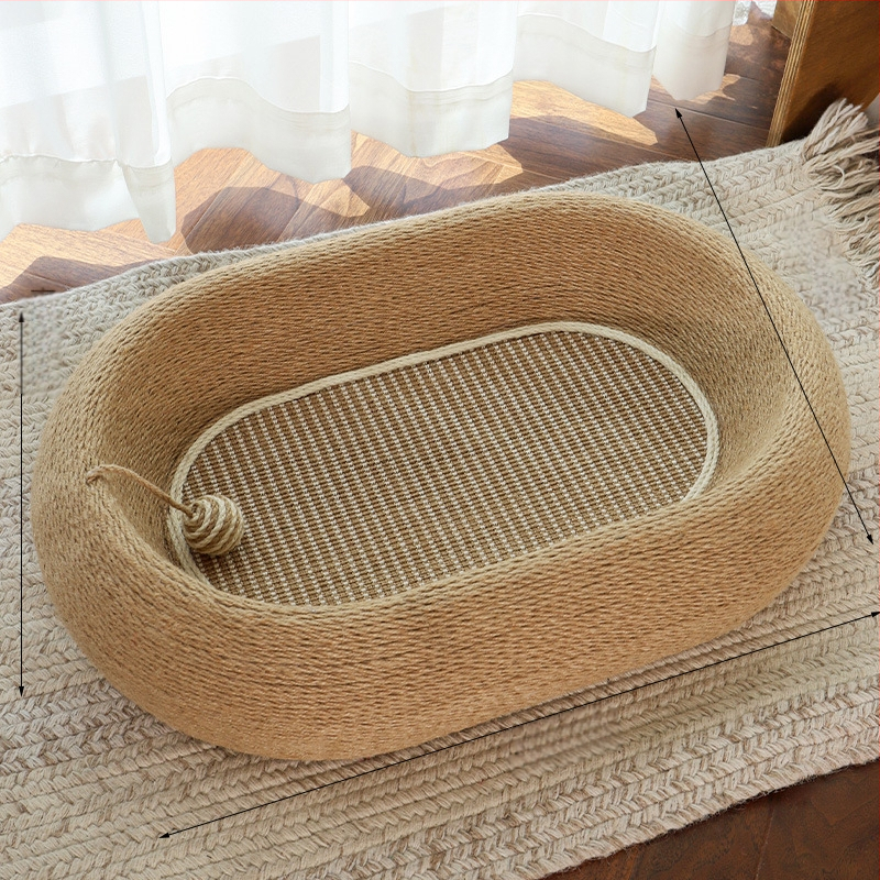 Szizál macska kaparómedence kopásálló morzsamentes macskakarom tábla macskafészek integrált karcálló szuper nagy macska kaparómedence macskajáték