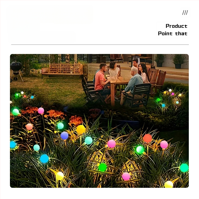 Határokon átnyúló napelemes szentjánosbogár talajlámpa háztartási vízálló kerti lámpa gyeplámpa kültéri LED-es fényvezérlés