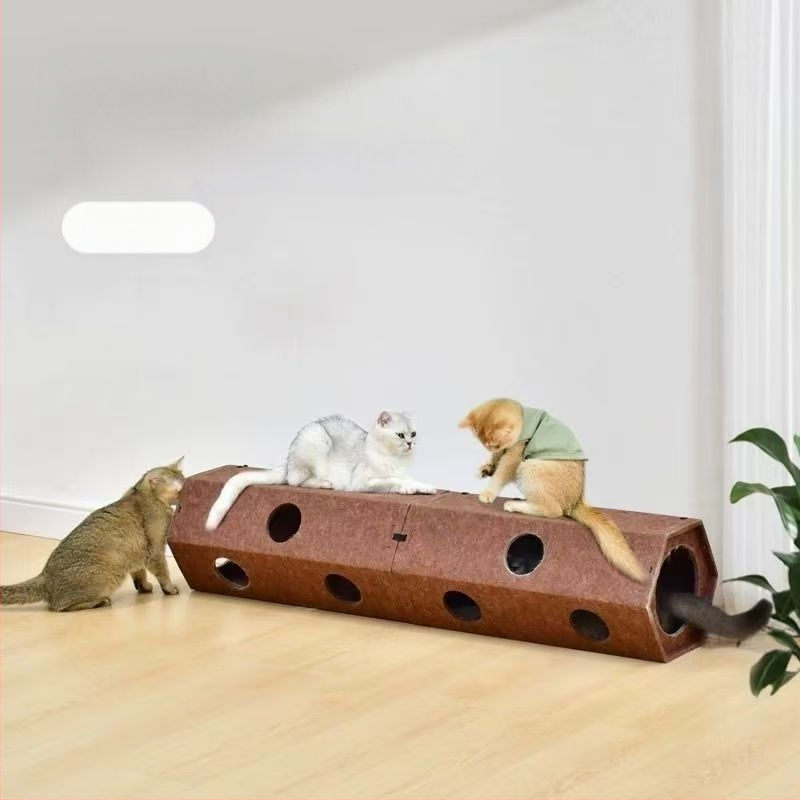 Új alagút, négy évszakos, kopásálló macskakaparódeszka, macskajáték, macskajáték, macskaalagút, labirintus, fúrólyuk