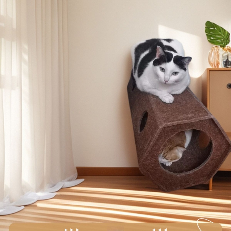 Új alagút, négy évszakos, kopásálló macskakaparódeszka, macskajáték, macskajáték, macskaalagút, labirintus, fúrólyuk