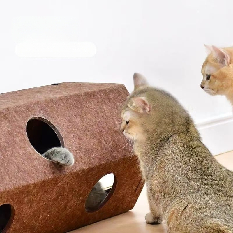 Új alagút, négy évszakos, kopásálló macskakaparódeszka, macskajáték, macskajáték, macskaalagút, labirintus, fúrólyuk