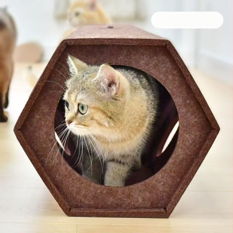 Új alagút, négy évszakos, kopásálló macskakaparódeszka, macskajáték, macskajáték, macskaalagút, labirintus, fúrólyuk