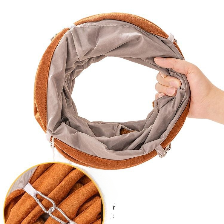 Kačių tunelio tipo lizdas, universalus visiems metų laikams, kačių tunelio tipo prieglauda, vasaros miego lizdas jaunoms katėms, augintiniams ir sodininkams