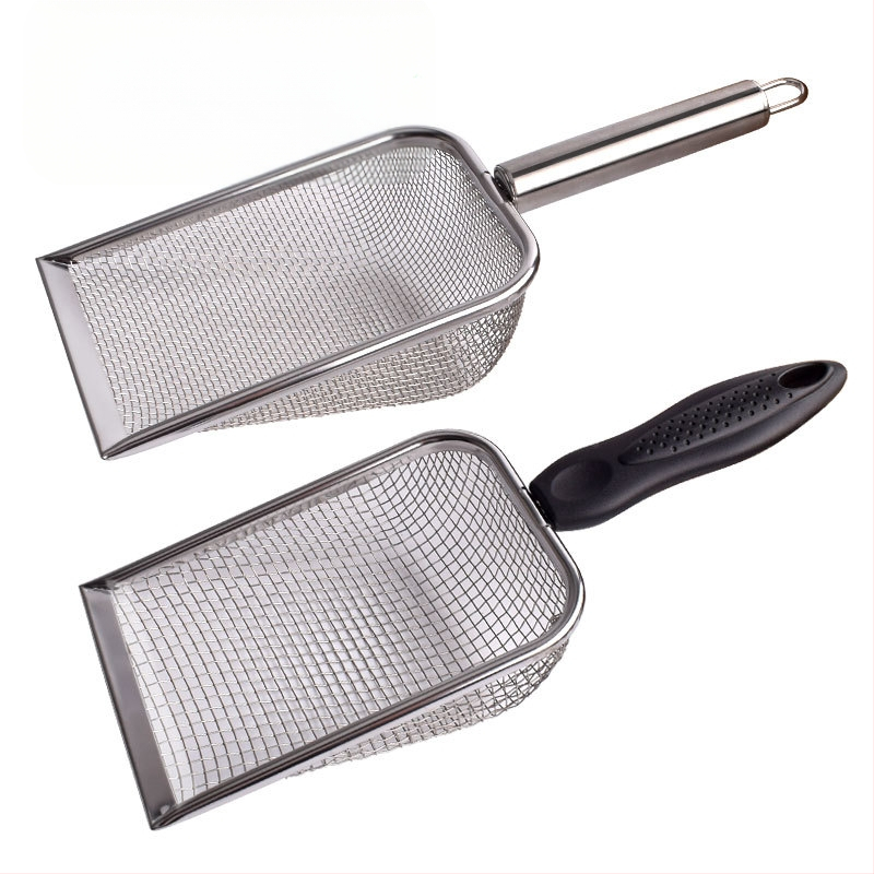 Nerūdijančio plieno kačių kraiko kastuvas, bentonitas, rutinas, vištiena, kačių išmatos, mineralinis smėlis, kastuvas, kačių išmatų filtras, smėlis, kastuvas, naminių gyvūnėlių išmatų surinkimo įrankis