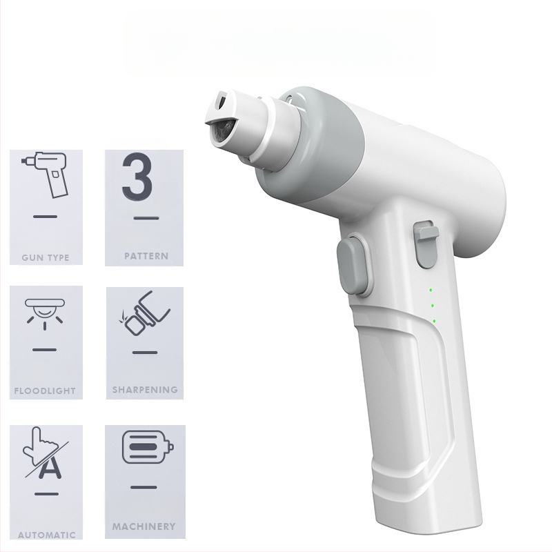 Naminių gyvūnėlių nagų šlifuoklis, trijų pavarų, galingas elektrinis šunų ir kačių automatinis nagų kirptuvas, USB įkrovimas, tarpvalstybinis