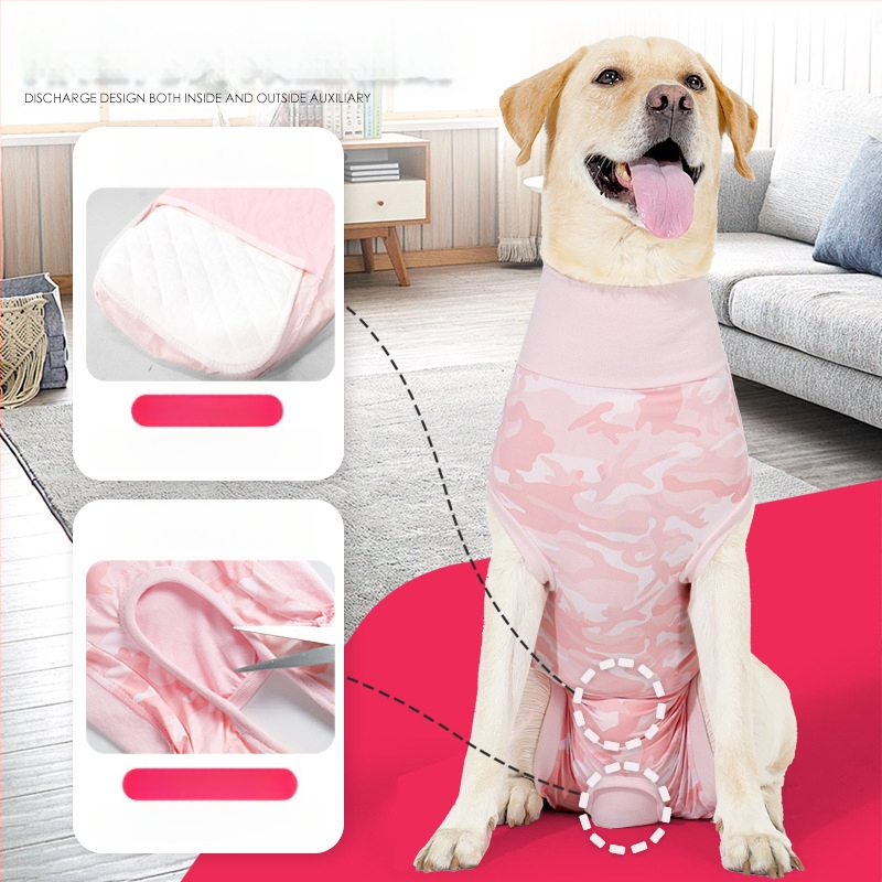 Ρούχα αποστείρωσης σκύλων Amazon Νέα ρούχα για σκύλους περιόδου που μπορούν να χωρέσουν σερβιέτα υγιεινής Αναπνεύσιμο για σκύλους, αντιγλείψιμο, ρούχα αποκατάστασης