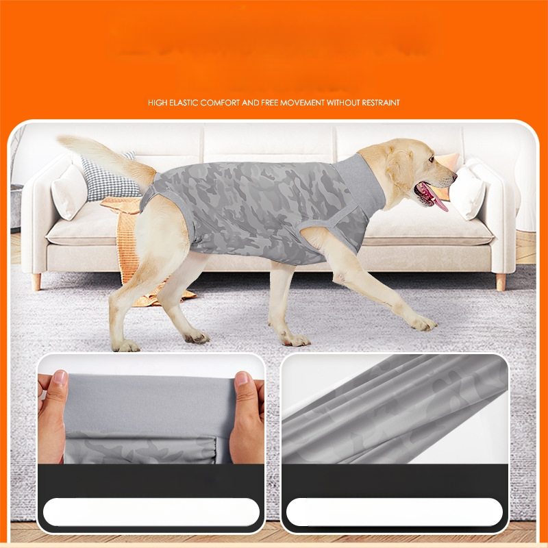 Ρούχα αποστείρωσης σκύλων Amazon Νέα ρούχα για σκύλους περιόδου που μπορούν να χωρέσουν σερβιέτα υγιεινής Αναπνεύσιμο για σκύλους, αντιγλείψιμο, ρούχα αποκατάστασης