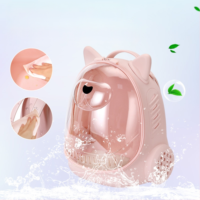 Macskatáska, hordozható macskahátizsák, űrkapszula hátizsák, macskaiskolatáska, nagy kapacitású macskatáska kirándulásra