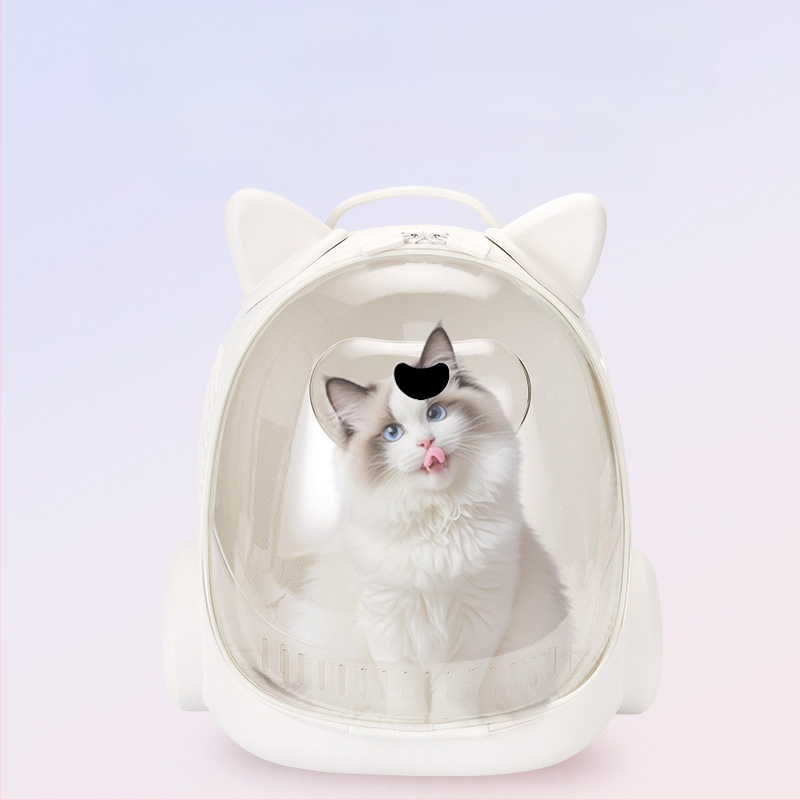 Macskatáska, hordozható macskahátizsák, űrkapszula hátizsák, macskaiskolatáska, nagy kapacitású macskatáska kirándulásra