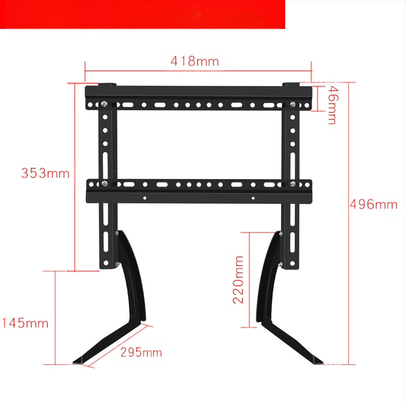Скоба за LCD телевизор, без перфоратор, увеличаваща височината, подходяща за 32/42/46/55/60 инча