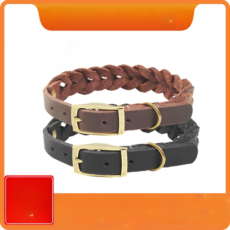Határokon átnyúló beszerzésű gyári eredeti marhabőrből készült kisállat nyakörvek kis és közepes méretű kutyáknak, felsőszemcsés bőr kutyapórázok, kutyaláncok nagykereskedelemben kutyáknak