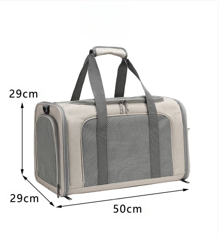 Macskatáska Kimenő hordozható nagy kapacitású lélegző macskaketrec autóba macskaketrec kutyatáska hordozható keresztpántos összecsukható kisállattáska