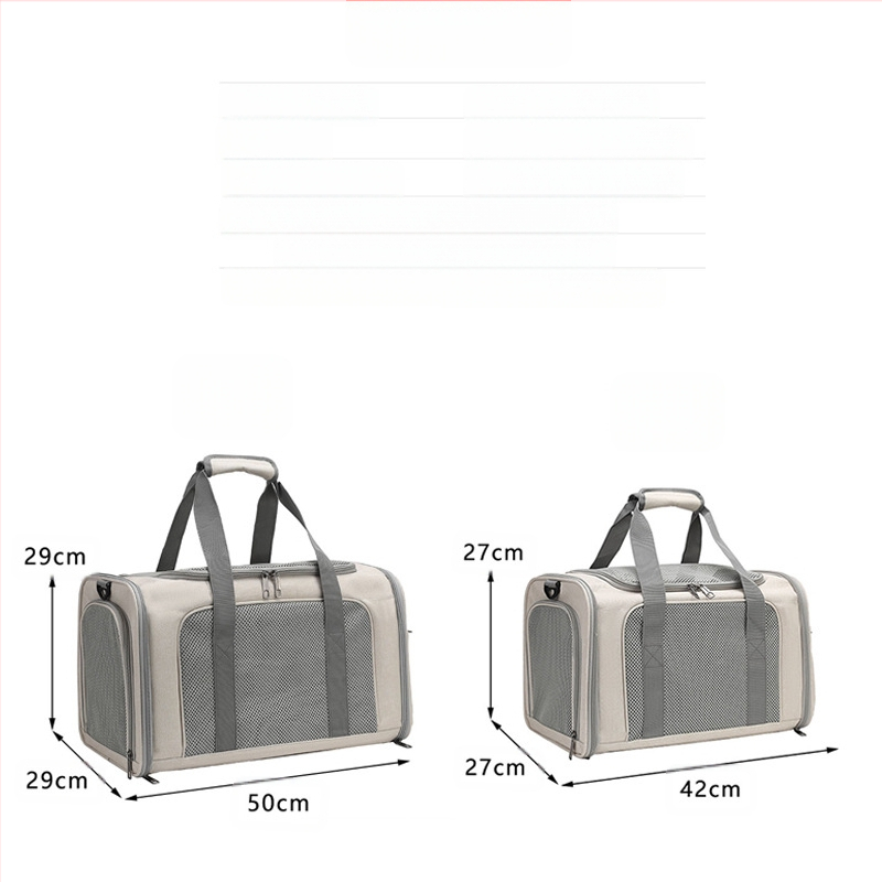 Macskatáska Kimenő hordozható nagy kapacitású lélegző macskaketrec autóba macskaketrec kutyatáska hordozható keresztpántos összecsukható kisállattáska