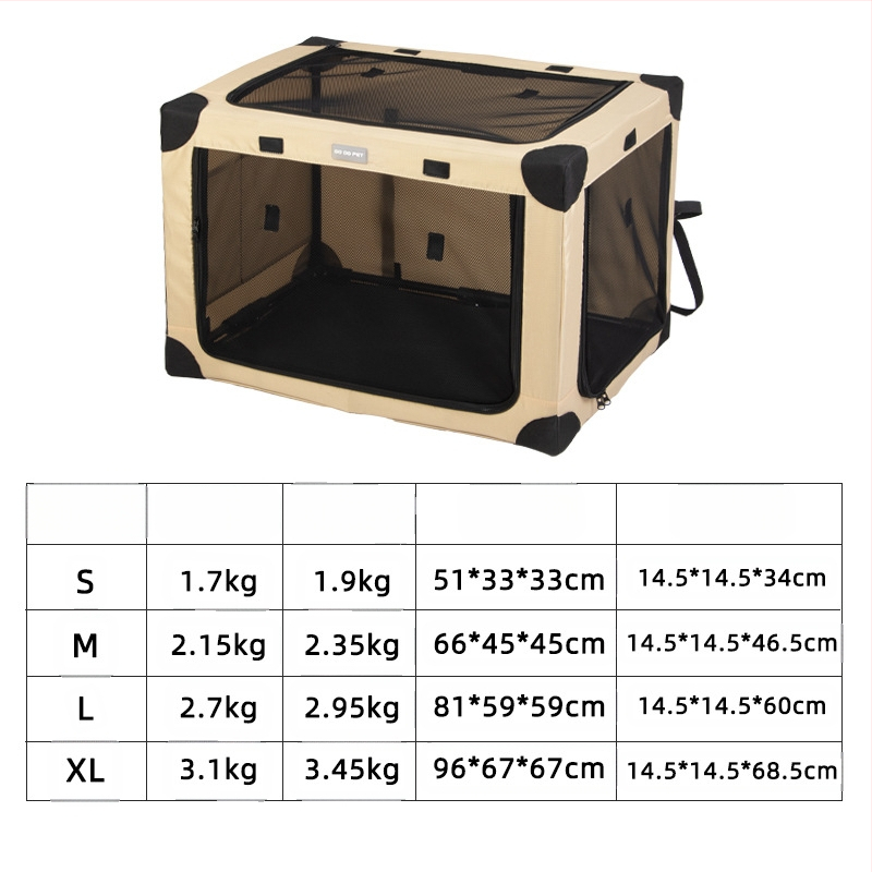Határokon átnyúló kisállat-autós kutyaketrec, hátsó ketrec, nagy kutyakocsi, összecsukható macskakennel kisállat-ketrec