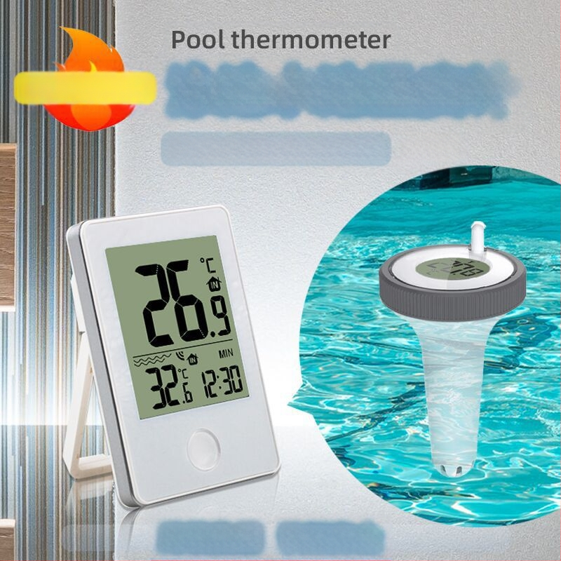 Amazoni suvine müügihitt basseini termomeeter, basseinivanni veetermomeeter, traadita ujuv sise- ja välistingimustes kasutatav termomeeter
