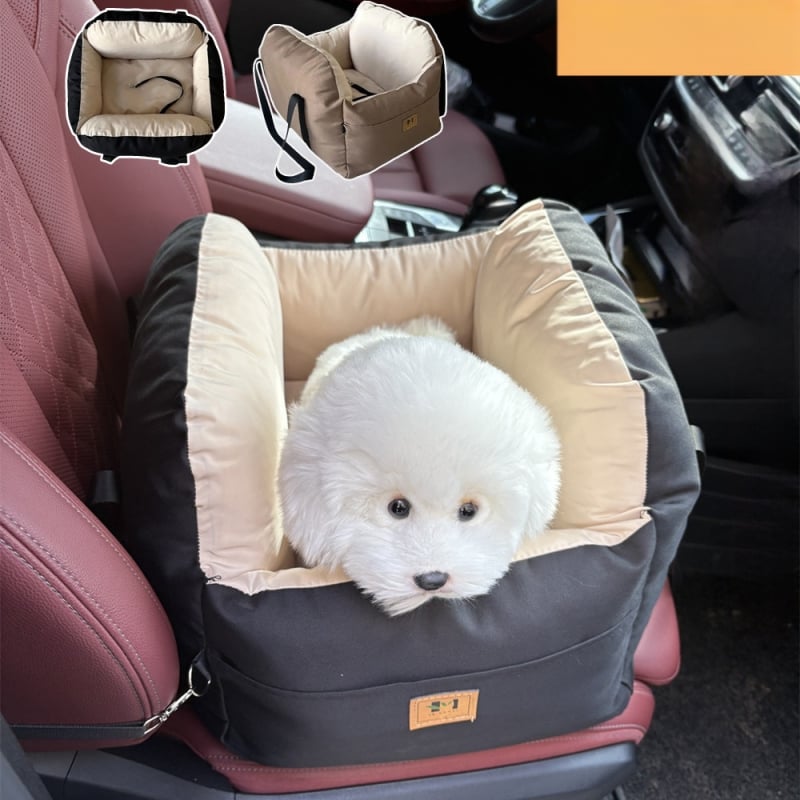 Utazó autós kutyatáska határokon átnyúló robbanásveszélyes kivehető és mosható hordozható autós biztonsági ülés kisállat macska kutya kennel otthon meleg