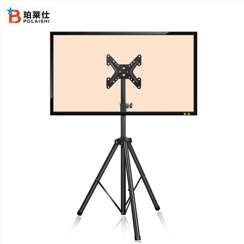 Neitrāls 32–55 collu TV statīvs, grīdas statīvs, salokāms, statīva monitora statīvs, vertikāls TV pakaramais