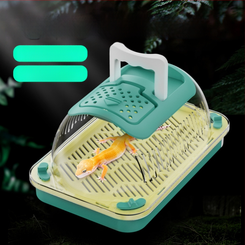 Hüllőpalota gyík kisállat doboz multifunkcionális menekülésgátló hordozható kültéri műtárgy megfigyelő doboz átlátszó doboz