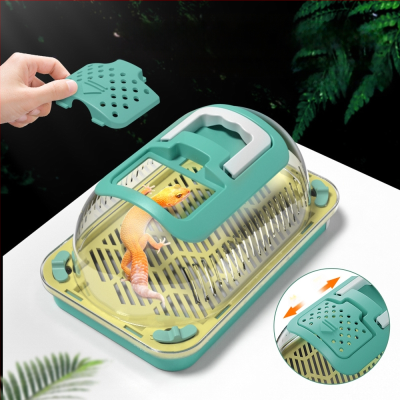 Hüllőpalota gyík kisállat doboz multifunkcionális menekülésgátló hordozható kültéri műtárgy megfigyelő doboz átlátszó doboz