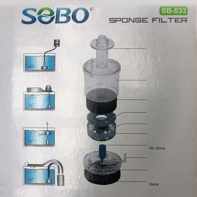 Songbao water goblin τρία σε ένα φίλτρο κεραμικό στρογγυλό ενυδρείο ψαριών μικρό ενυδρείο με οξυγόνο πνευματική μίνι αναρρόφηση τουαλέτας