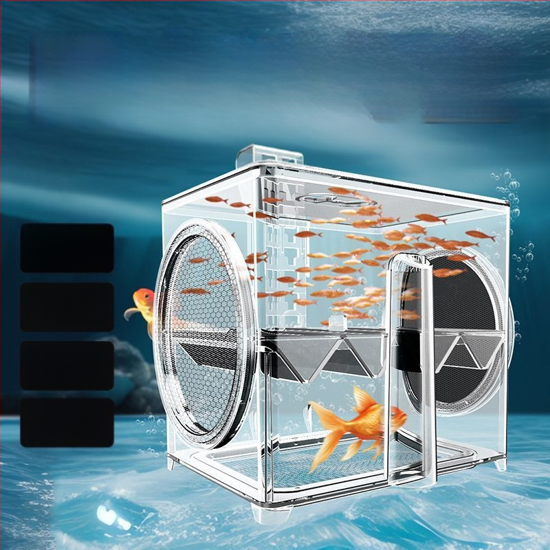 SQG žuvų bako liuko izoliacinė dėžutė akrilinė gupijų veisimo dėžė tropinėms žuvims mažoms žuvims jauniklių žuvų liuko gamybos namas