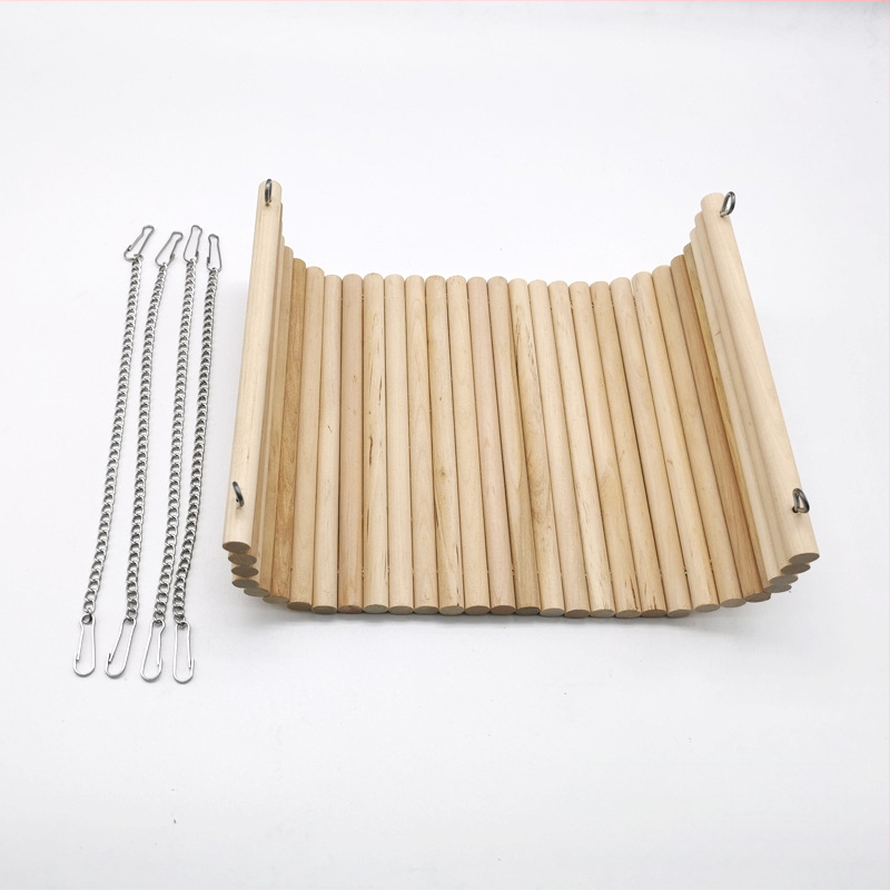 Gyári áruk törpe nyúl játék holland malac Totoro tömörfa hinta rönk függőágy fészek szett tengerimalac zápfog kellékek