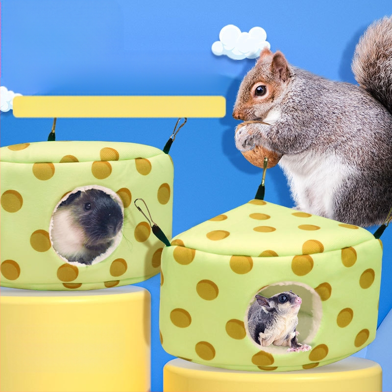 Honeyglider orav hamster väike papagoi puuvillane pesa talvine soe puuvillane pesa ananassi leivapesa kolmnurkne pesa