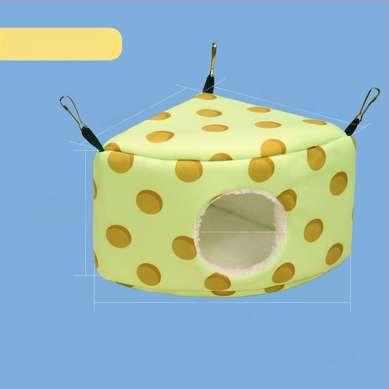 Honeyglider orav hamster väike papagoi puuvillane pesa talvine soe puuvillane pesa ananassi leivapesa kolmnurkne pesa