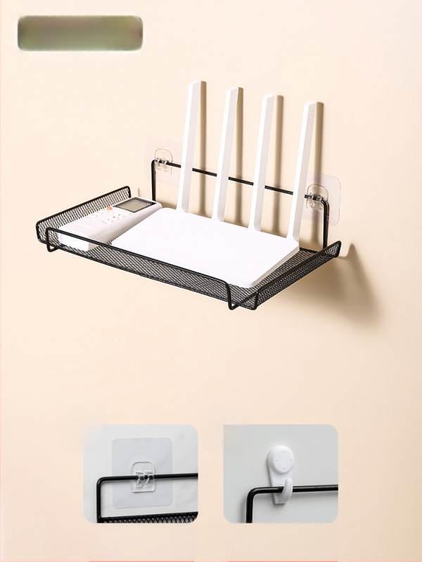 Router elhelyezési állvány TV set-top box tároló állvány fali ütésmentes fali konzol wifi tárolódoboz konzol