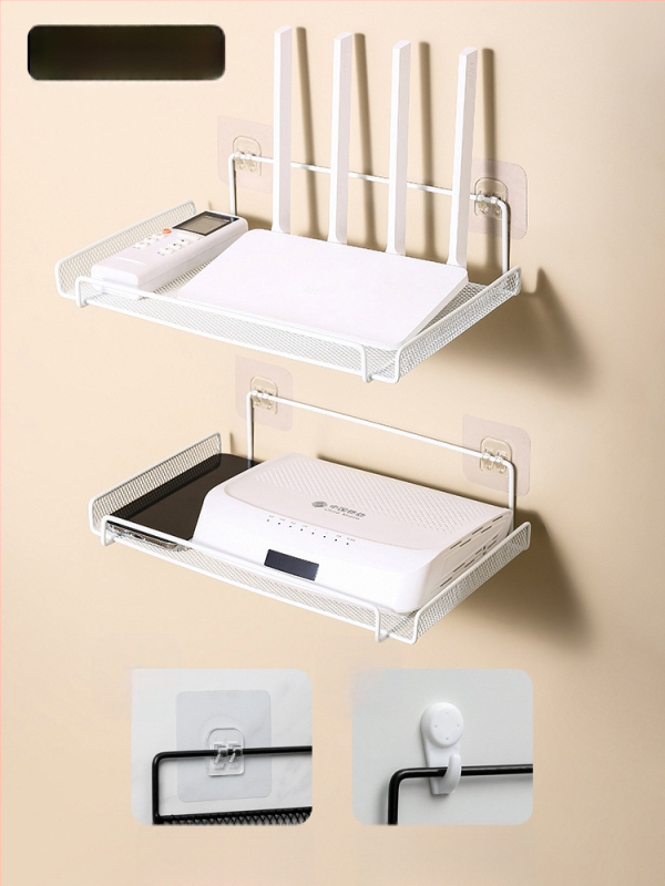 Router elhelyezési állvány TV set-top box tároló állvány fali ütésmentes fali konzol wifi tárolódoboz konzol