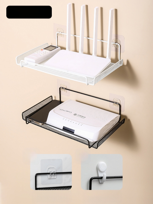 Router elhelyezési állvány TV set-top box tároló állvány fali ütésmentes fali konzol wifi tárolódoboz konzol