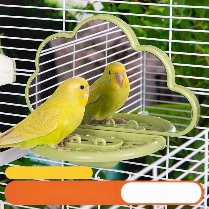 Papagoilindude peegellindude mänguasja alus igavuse leevendamiseks tiigri nahast pojeng xuanfeng hammustuskepi platvorm linnupuuri alus postiga mänguasi