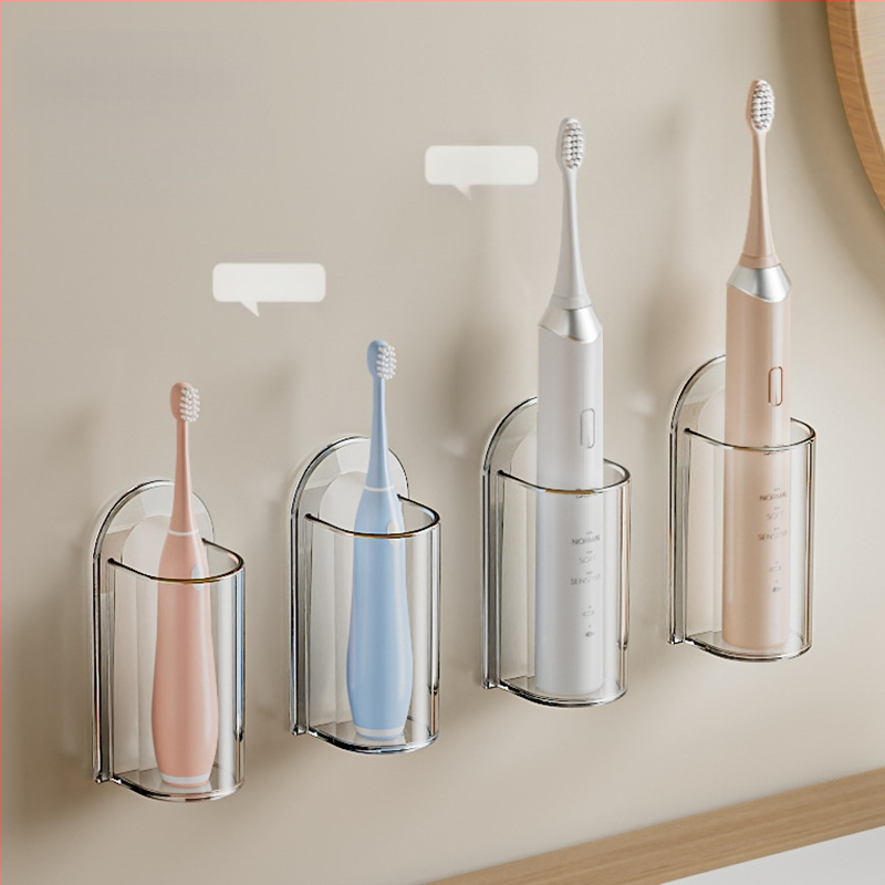 Profesionalus elektrinis dantų šepetėlio laikiklis, neperforuotas tualeto laikymo stovas, dantų pastos laikymo dėžutė, automatinis dantų pastos spaudiklis