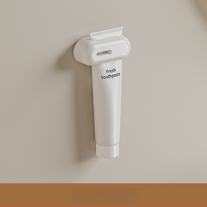 Profesionalus elektrinis dantų šepetėlio laikiklis, neperforuotas tualeto laikymo stovas, dantų pastos laikymo dėžutė, automatinis dantų pastos spaudiklis