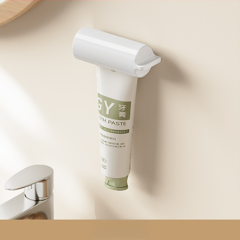 Profesionalus elektrinis dantų šepetėlio laikiklis, neperforuotas tualeto laikymo stovas, dantų pastos laikymo dėžutė, automatinis dantų pastos spaudiklis