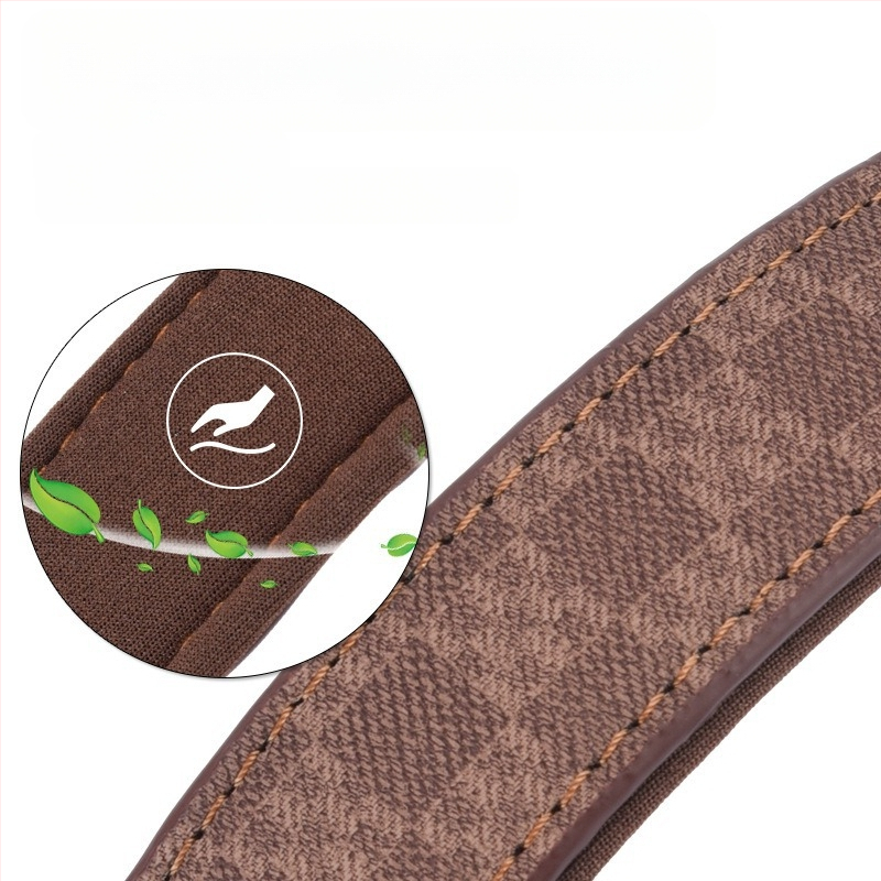 Határokon átnyúló kutyanyakörv, pamut, gravírozható, retró, elveszettnek ellenálló, nagy, közepes és kis méretű kutyanyakörv