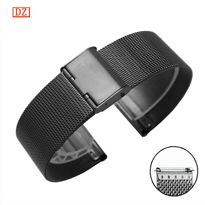 Alkalmas Dw rozsdamentes acél Huawei Gt 5m Lan尼斯 hálós szíj Apple iWatch egy-/dupla csattal 04 vonalas óraszíjhoz