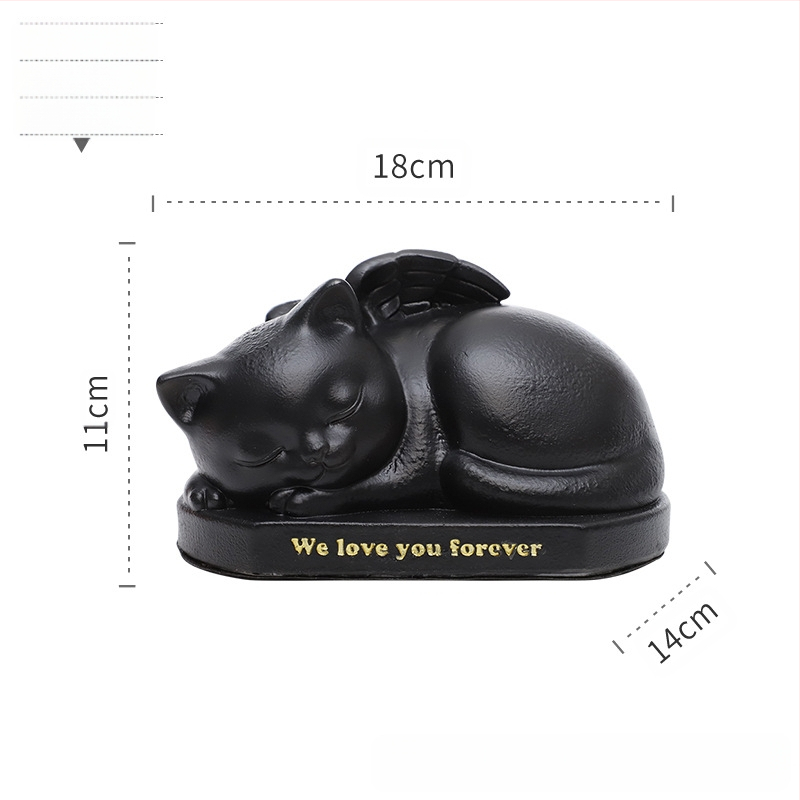 Határokon átnyúló raktáron európai gyanta kreatív temetkezési kellékek kisállatoknak Emlékdoboz kutya macska kisállat hamvas koporsó