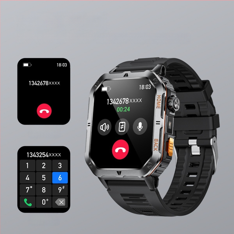 Határokon átnyúló új Qs39 okosóra kültéri, ultrahosszú akkumulátor-üzemidővel, Bluetooth-os hívásokkal, pulzusmérővel, sport okosóra