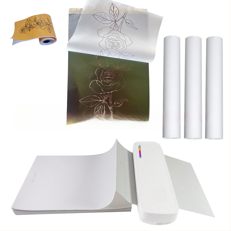 Piiriülene A4 kaasaskantav printer tindita väike mini kodune Bluetooth termoprinter fotokontori etikett