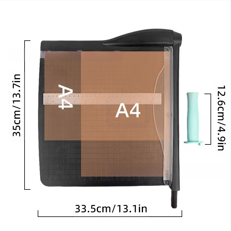 A4 kaasaskantav heinalõikur paberilõikur mangaanterasest teraga paberilõikur paberilõikur paberilõikur kontoripaberilõikur paberilõikur paberilõikur