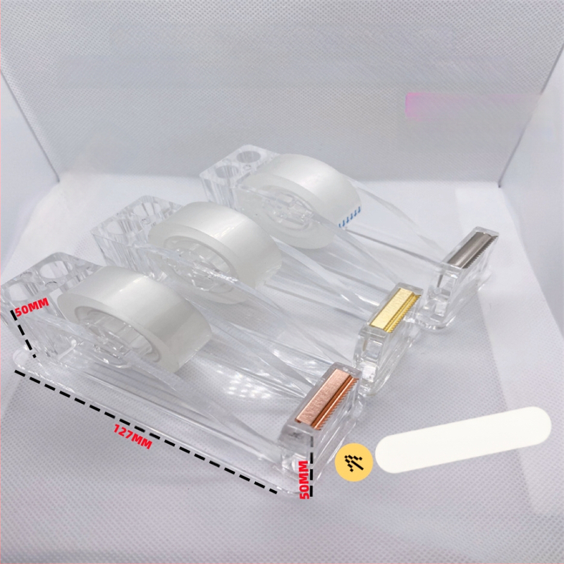 Caurspīdīga akrila lentes griezēja maza lentes sloksnes lentes griešanas mašīna galda biroja dāvanu komplekts vairumtirdzniecība