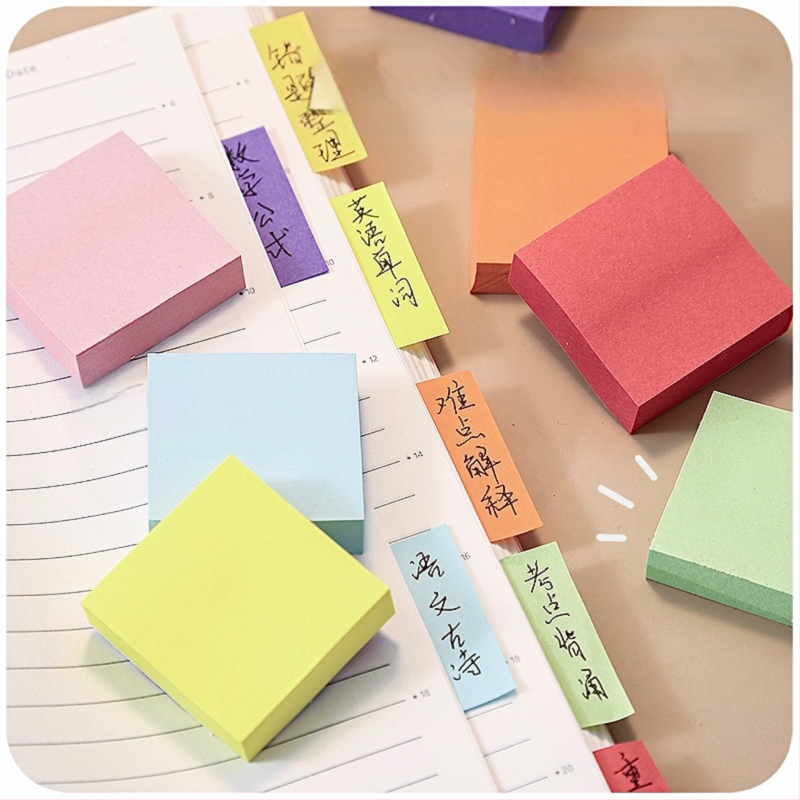 Notițe Post-it colorate, valoare ridicată a culorilor, notițe adezive Post-it, elevi de gimnaziu, etichetă de index pentru biroul de cont, școală primară, lipire