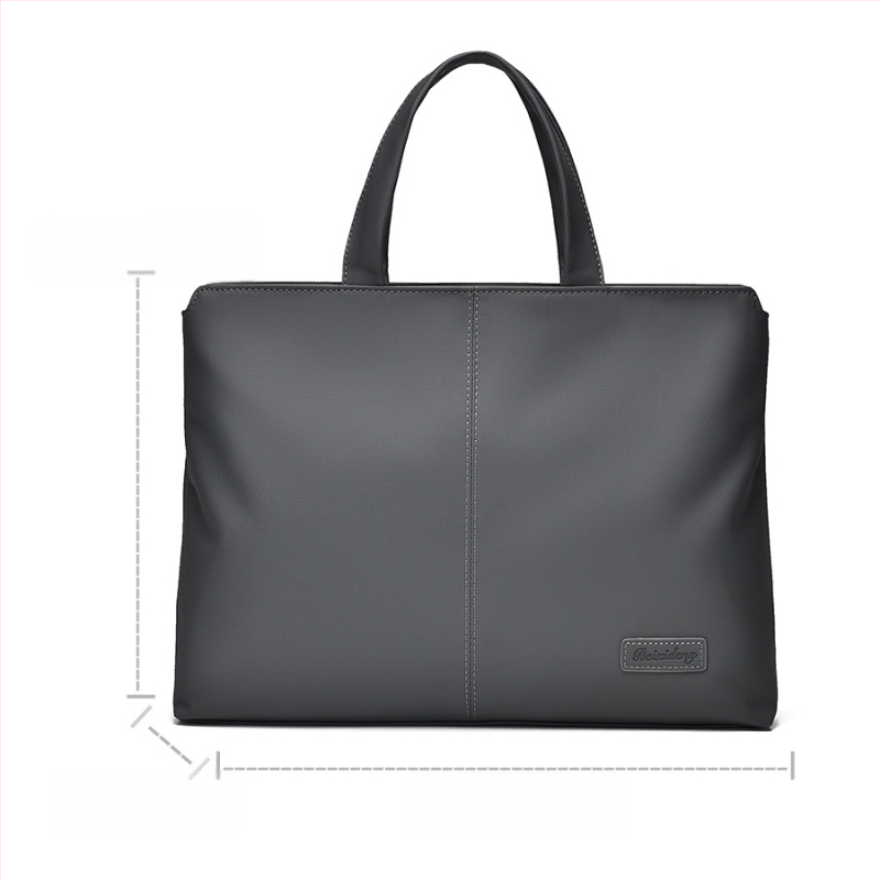 Nagykereskedelmi férfi üzleti alkalmi hordozható aktatáska, nagy kapacitású számítógéptáska, ajándékkonferencia, A4-es méretű kézi hordozó