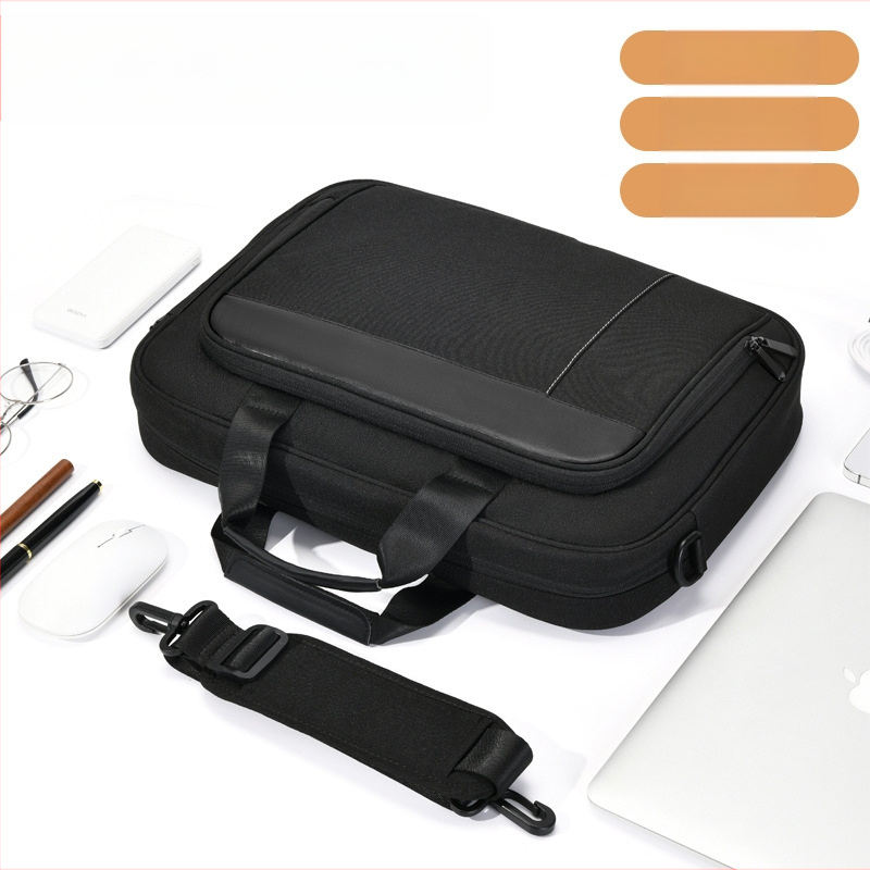 Határokon átnyúló hordozható vállpántos laptop táska, nagy kapacitású, magas szintű tároló, kényelmes notebook bélés táska gyártók